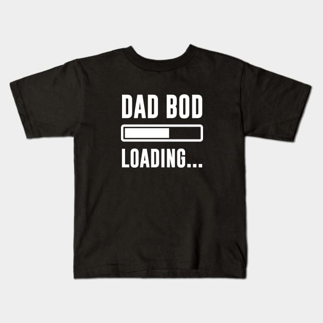 Funny dad bod Kids T-Shirt by sunima